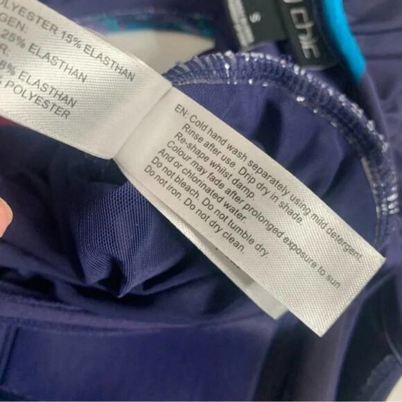 City Chic Elba Tropical Ruffle Off Shoulder One Piece Bathing Suit plus 22 24 2X - Picture 10 of 14